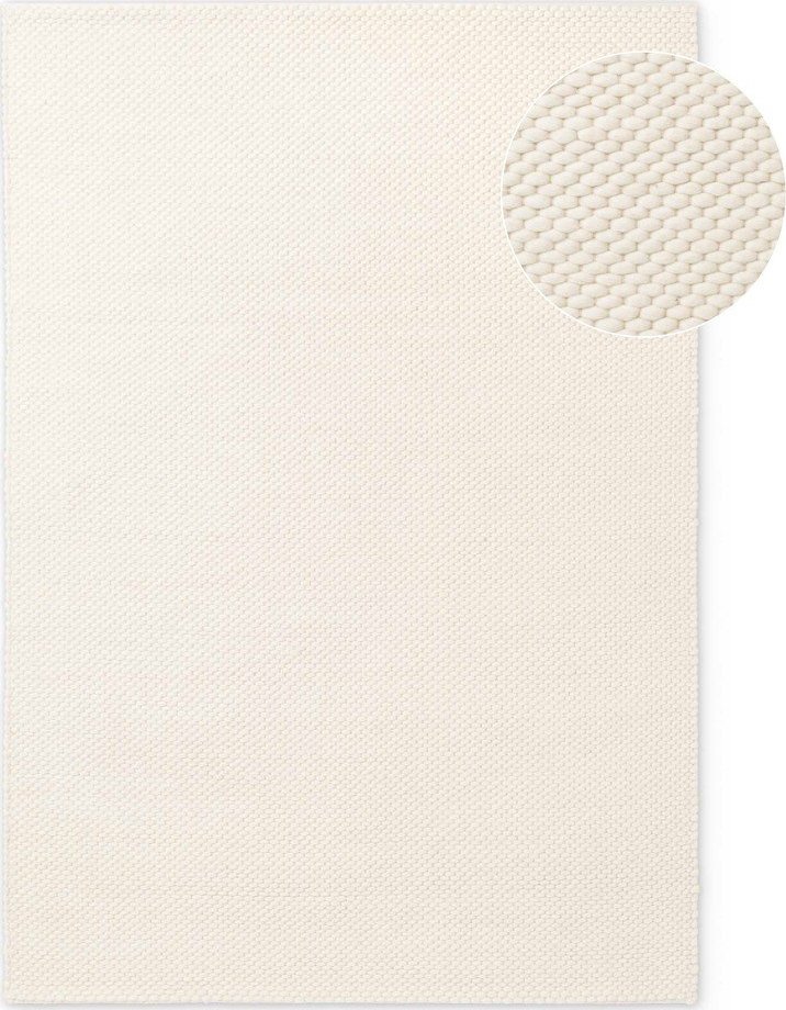 Krémový ručně tkaný vlněný koberec 200x290 cm Lyon Beans – Elle Decoration Elle Decoration