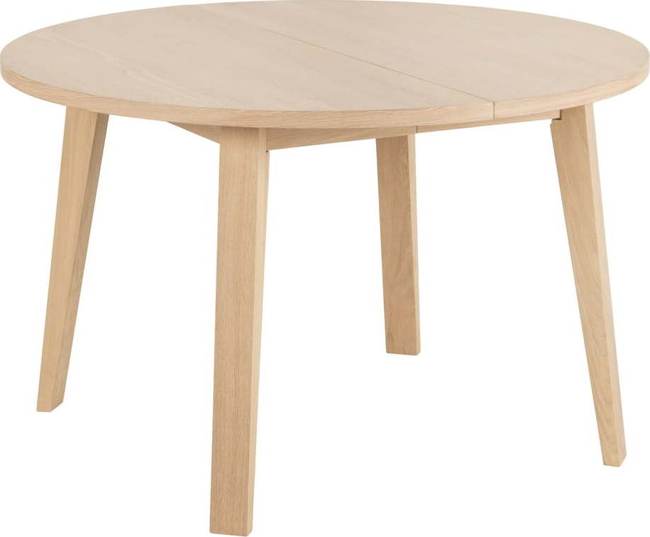 Kulatý rozkládací jídelní stůl s deskou v dubovém dekoru ø 120 cm A-Line – Actona Actona
