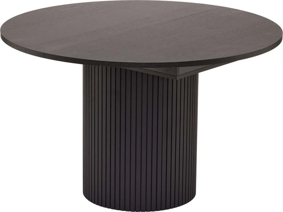Kulatý rozkládací jídelní stůl s přídavnou deskou v dekoru dubu ø 115 cm Malaga - II. jakost – Bonami Selection Bonami Selection