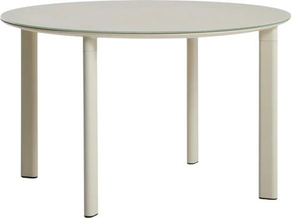 Kulatý zahradní jídelní stůl se skleněnou deskou ø 120 cm Erice – Kave Home Kave Home