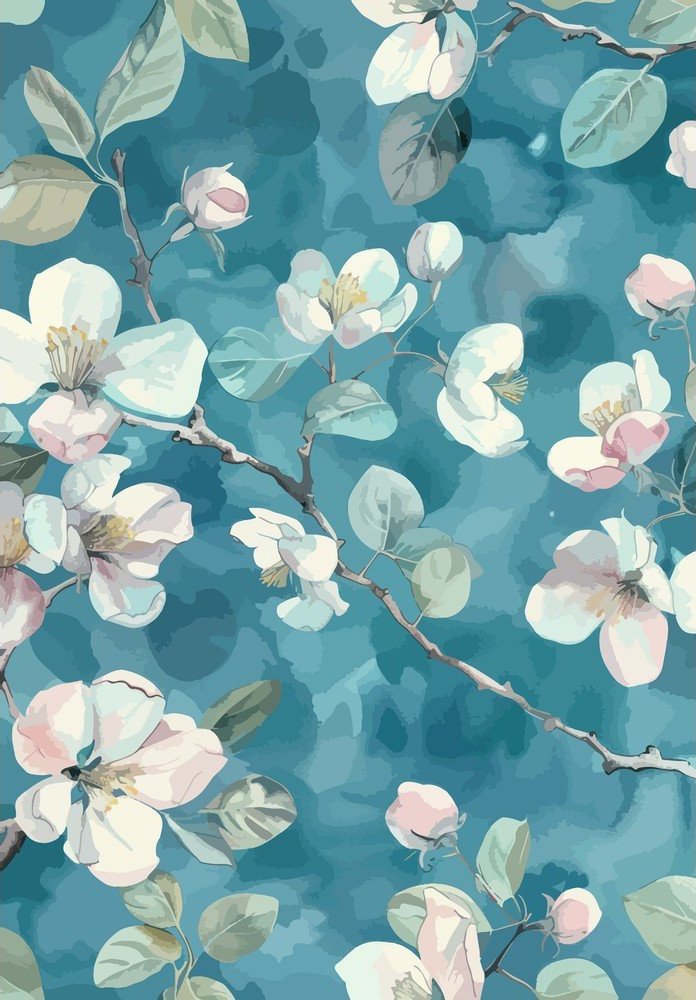 Modrý pratelný koberec 160x230 cm Bloom – Vitaus Vitaus