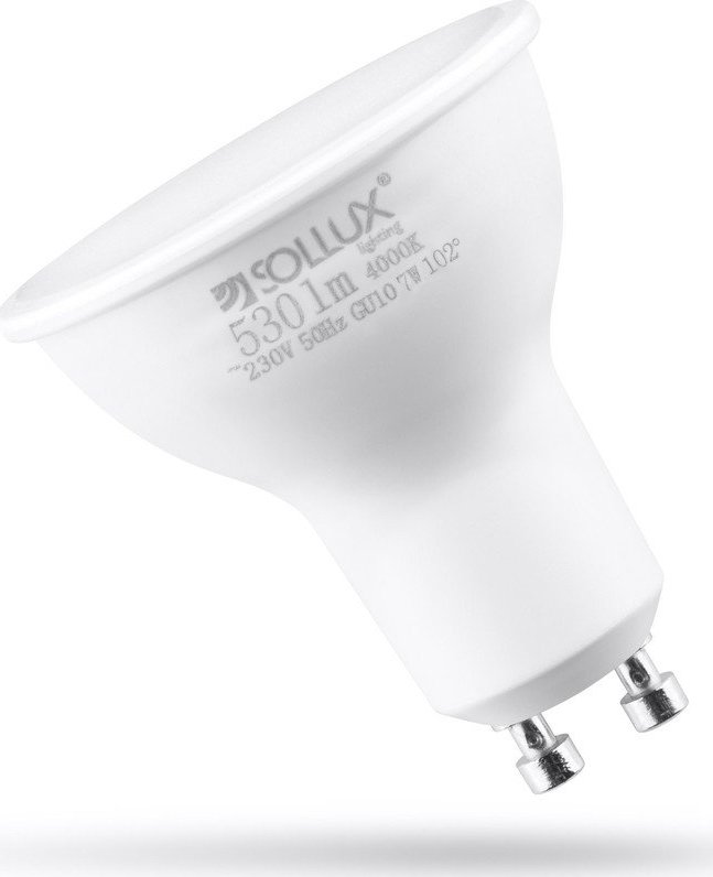 Neutrální bílá LED žárovka GU10