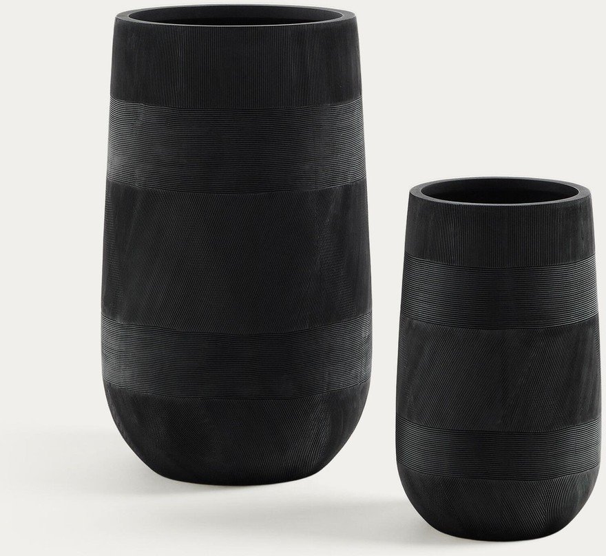 Obaly na květináče v sadě z cementu ø 45 cm Tival – Kave Home Kave Home