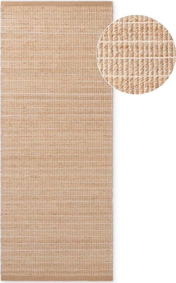 Oboustranný/ručně tkaný běhoun s příměsí juty v přírodní barvě 80x200 cm Birka – Villeroy&Boch Villeroy & boch