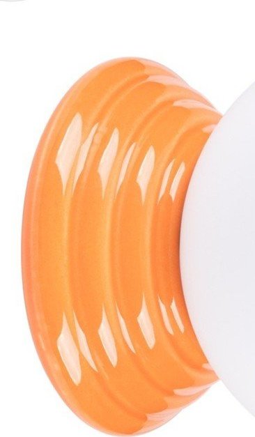 Oranžové keramické nástěnné svítidlo ø 12 cm Farsa – Sollux Sollux