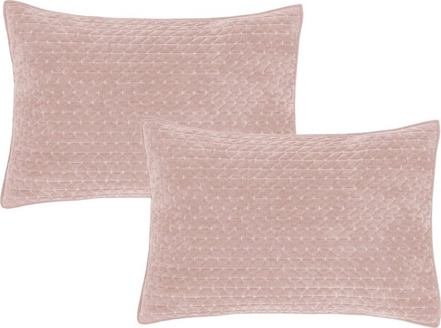 Povlaky na polštáře v sadě 2 ks 50x75 cm Attica Velvet Embroidered – Bianca Bianca