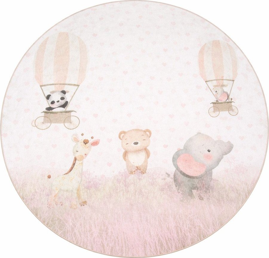 Pratelný dětský koberec ø120 cm Dainty Animals – Mila Home Mila Home