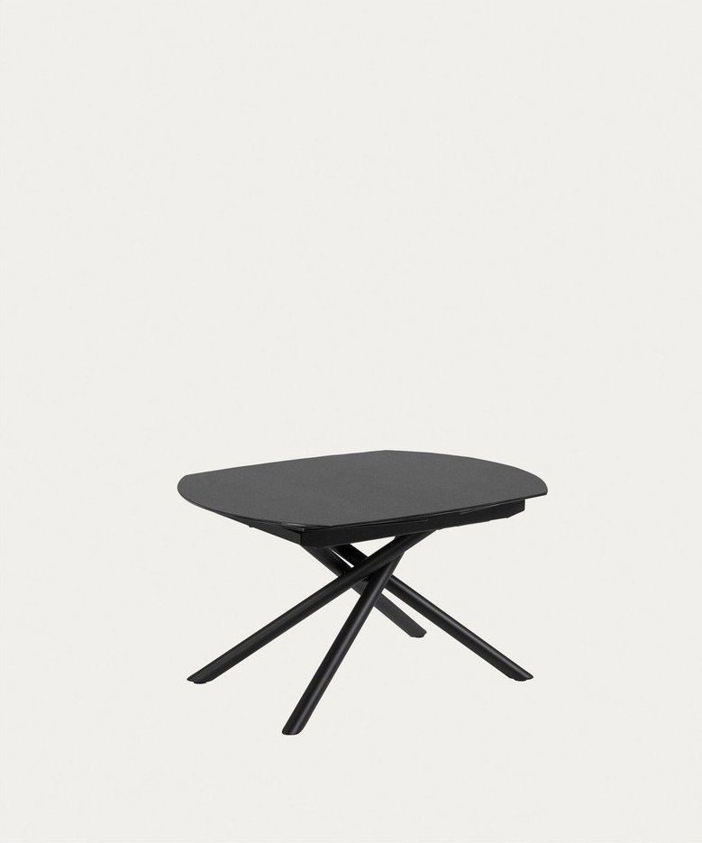 Rozkládací jídelní stůl s přídavnou deskou s keramickou deskou 100x130 cm Yodalia – Kave Home Kave Home