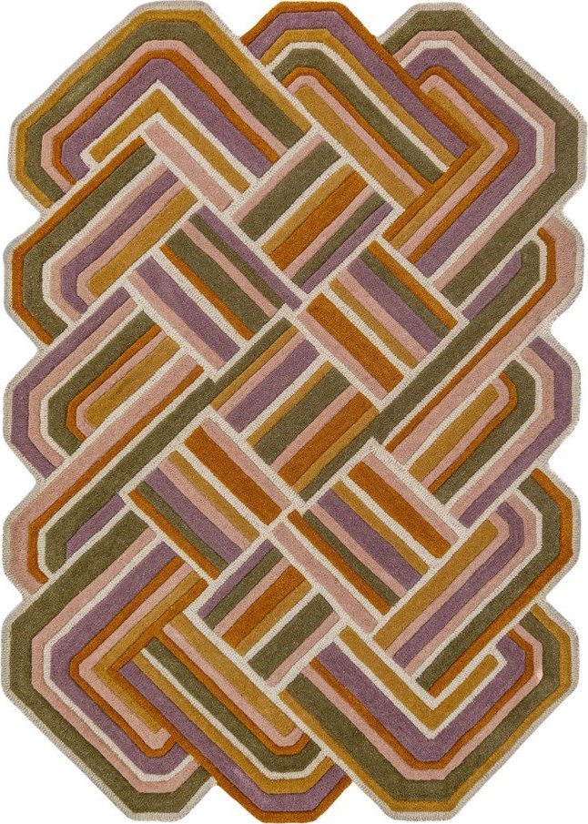 Ručně tkaný vlněný koberec 140x200 cm Lattice Shaped – Flair Rugs Flair Rugs