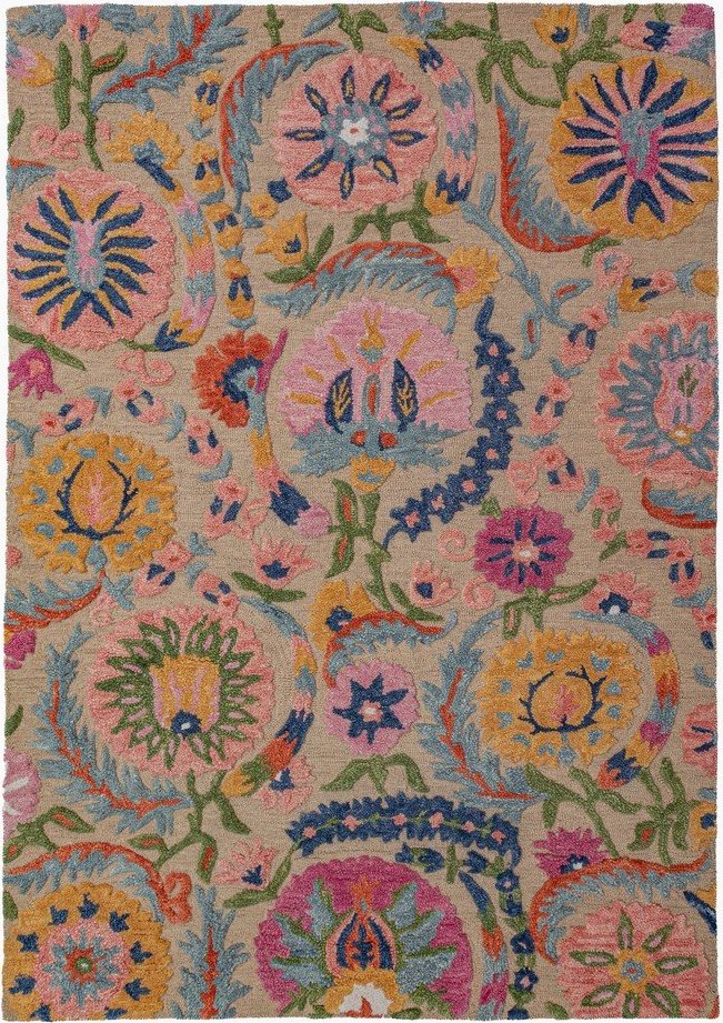 Ručně tkaný vlněný koberec 200x300 cm Amira Floral – Flair Rugs Flair Rugs