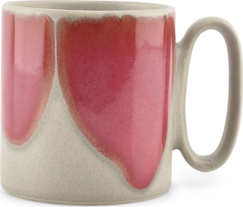 Růžový/šedý kameninový hrnek 390 ml Paint – Salt&Pepper Salt&Pepper