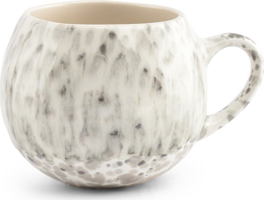 Šedý kameninový hrnek 460 ml Muggies – Salt&Pepper Salt&Pepper