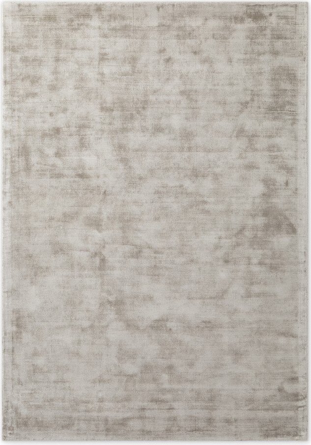 Šedý ručně tkaný koberec z viskózy 120x180 cm Noemi – Vikosa Vikosa