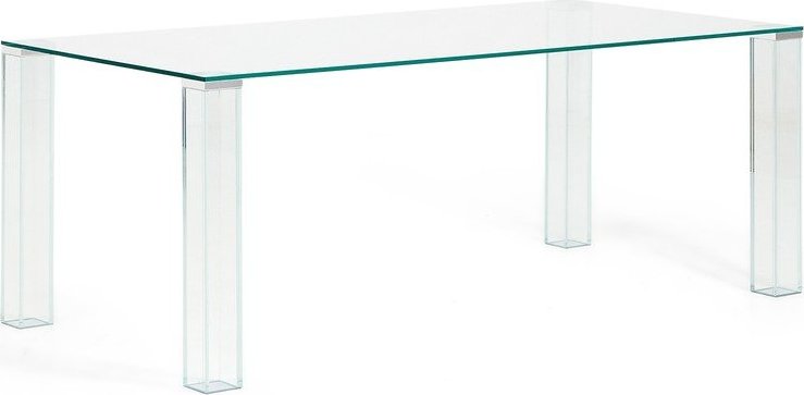 Skleněný jídelní stůl 100x200 cm Adularia – Kave Home Kave Home