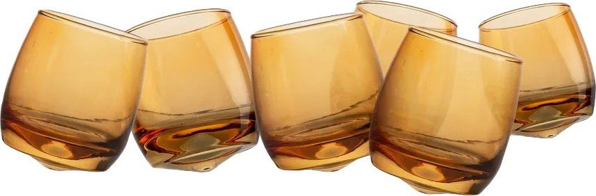 Sklenice v sadě 6 ks na whiskey 200 ml Rocking Whiskey – Sagaform Sagaform