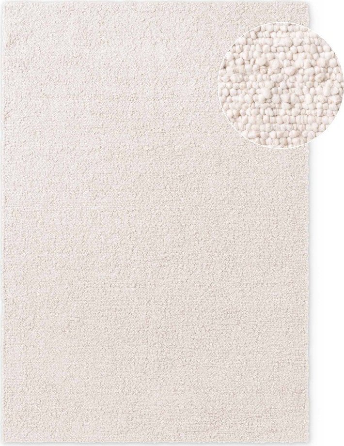 Slonovinový ručně tkaný koberec z materiálu bouclé 160x230 cm Notting Hill Portobello – Ted Baker Ted Baker