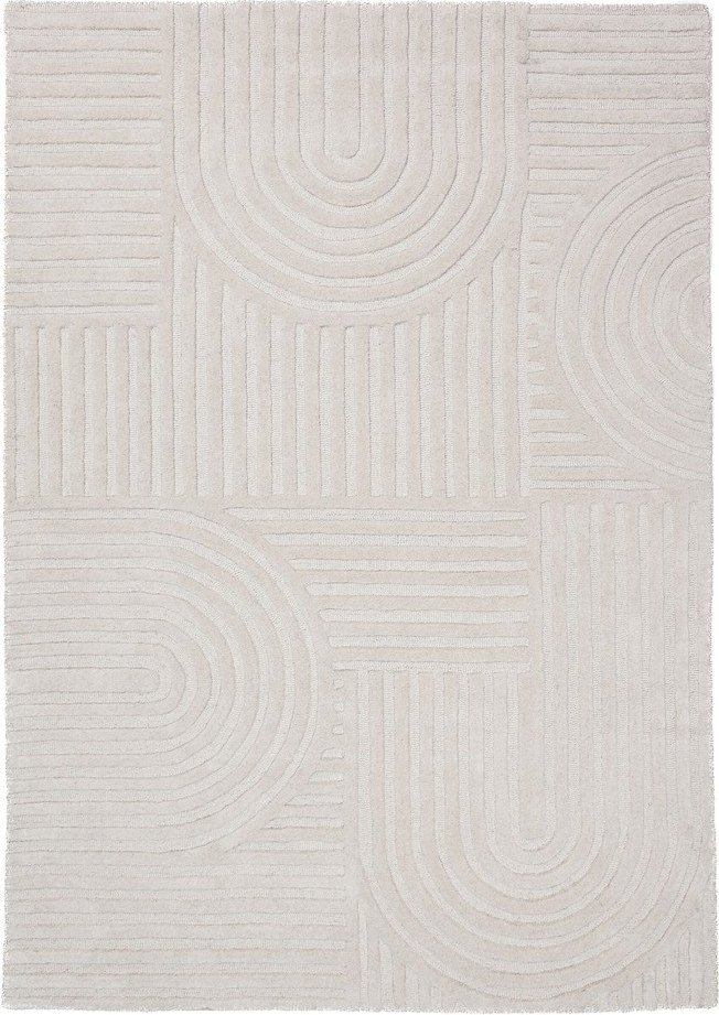 Slonovinový ručně tkaný vlněný koberec 200x290 cm Zen Garden – Flair Rugs Flair Rugs