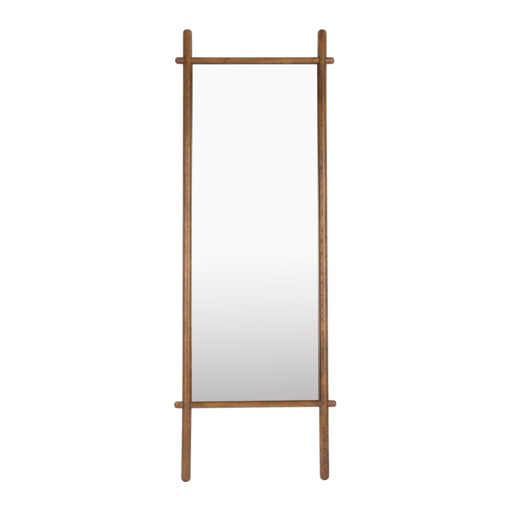 Stojací zrcadlo s dřevěným rámem 58x160 cm Solene – White Label White Label