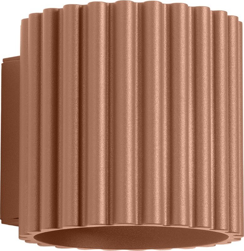 Světle hnědé nástěnné svítidlo ø 10 cm Zora – Sollux Sollux