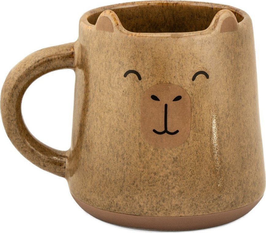 Světle hnědý keramický hrnek 360 ml Mojave Capybara – Sass & Belle Sass & Belle