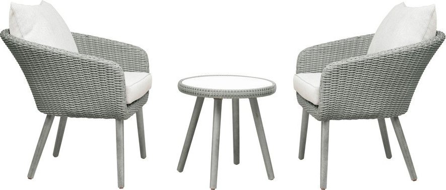 Světle šedý zahradní lounge set Bistro – Unique Furniture Unique Furniture