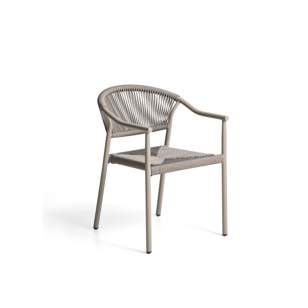 Taupe ratanová zahradní židle Livadia – Kave Home Kave Home