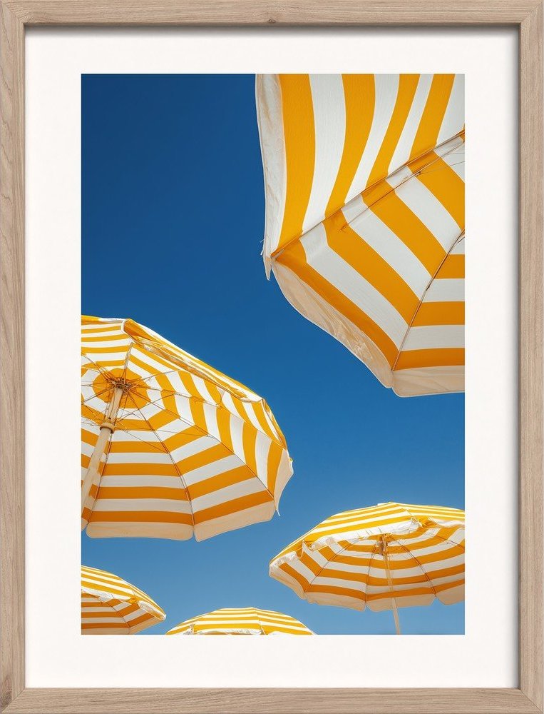 Tištěný obraz s rámem 30x40 cm Umbrellas – Styler Styler