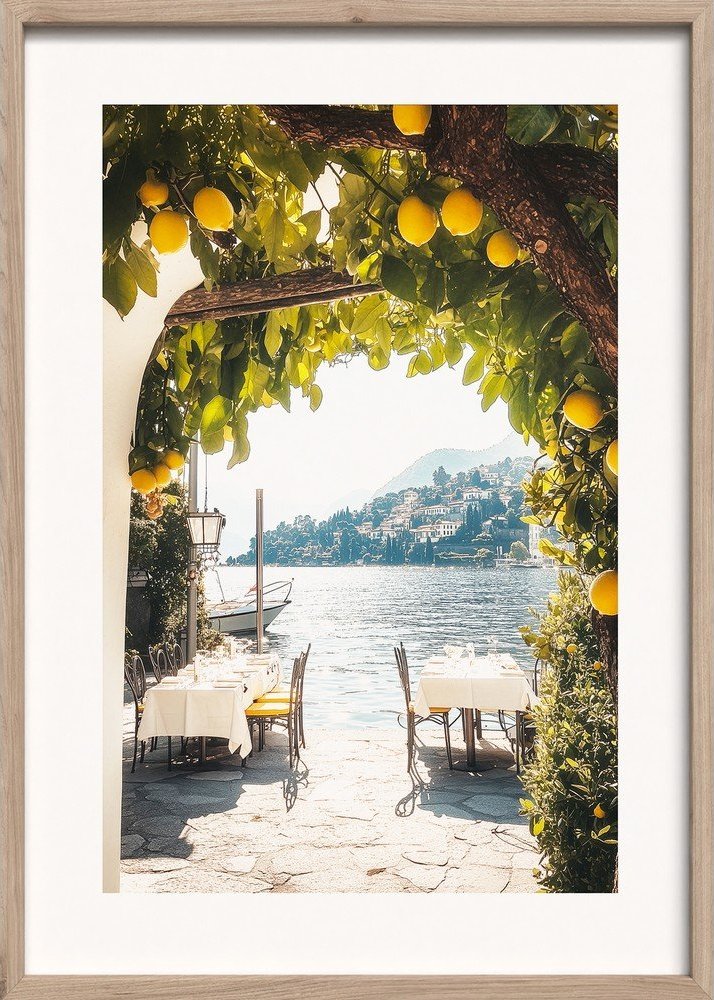 Tištěný obraz s rámem 50x70 cm Lemon View – Styler Styler
