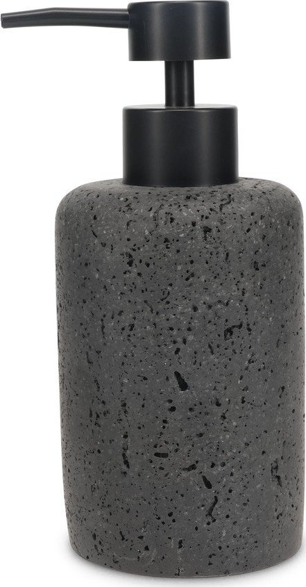 Tmavě šedý dávkovač mýdla z polyresinu 250 ml Suds – S|P Collection S|P Collection