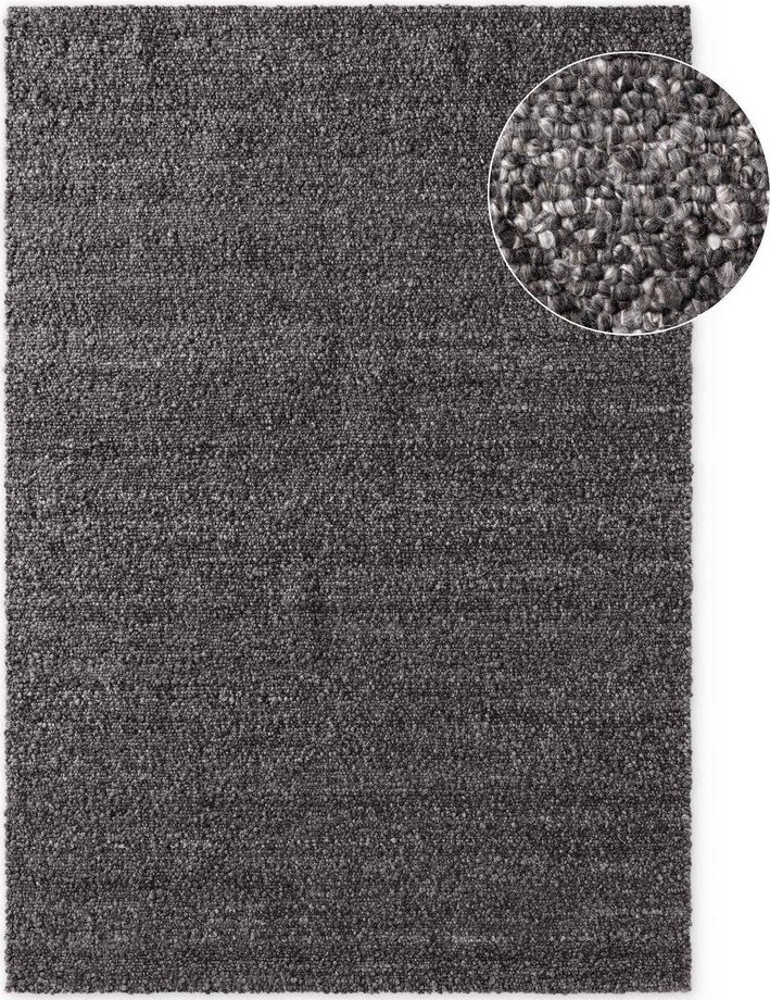 Tmavě šedý ručně tkaný koberec z materiálu bouclé 120x170 cm Notting Hill Portobello – Ted Baker Ted Baker