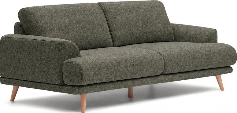 Tmavě zelená žinylková pohovka 211 cm Karin – Kave Home Kave Home