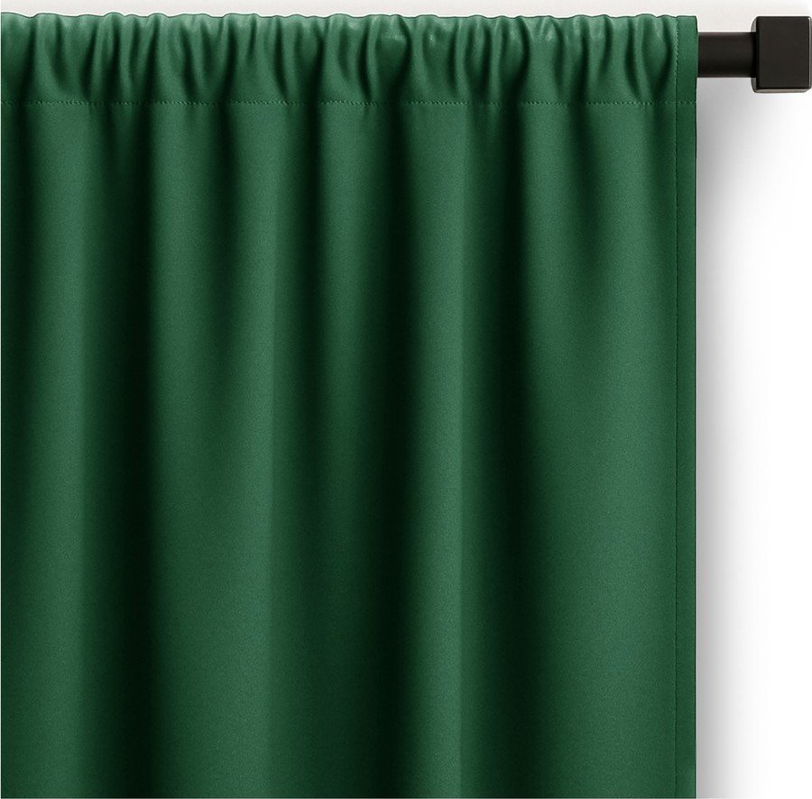 Tmavě zelený dimout závěs 140x270 cm Carli – Restilo Restilo