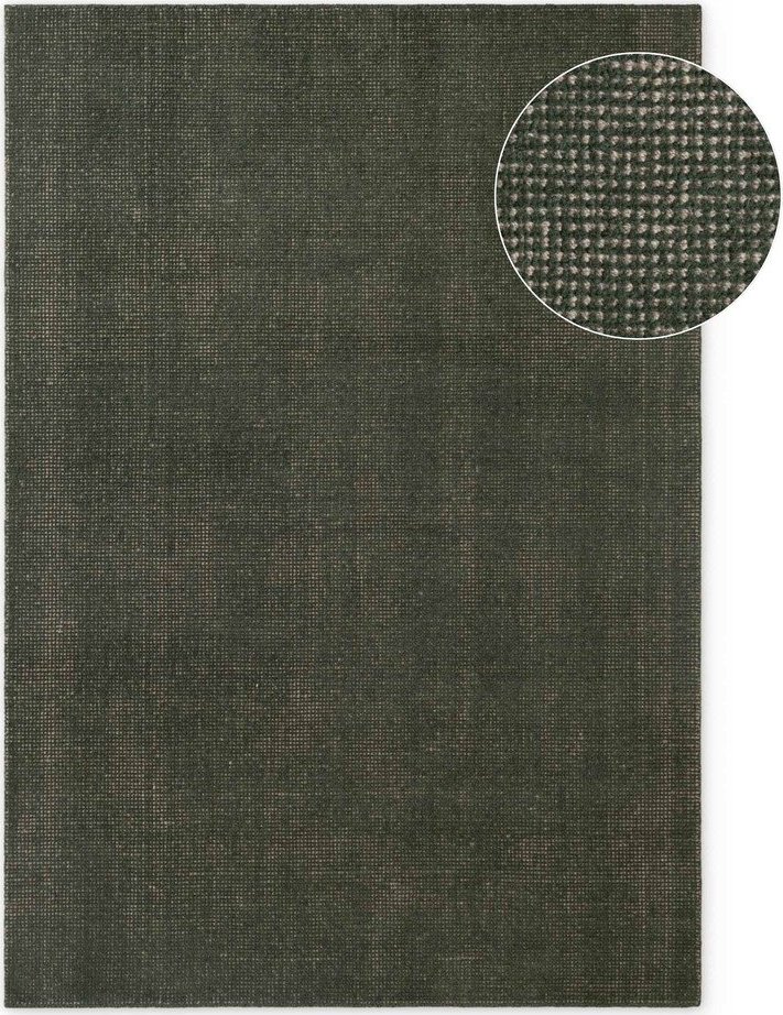 Tmavě zelený ručně tkaný vlněný koberec 200x300 cm Greenwich – Ted Baker Ted Baker