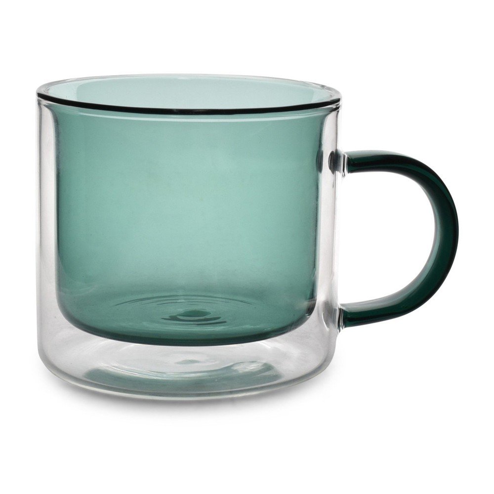 Zelené skleněné hrnky v sadě 2 ks 270 ml Liv – ONA ONA