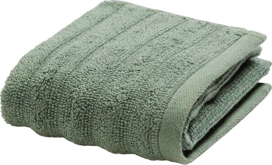 Zelený froté bavlněný ručník 30x50 cm Maya – douceur d'intérieur Douceur d intérieur