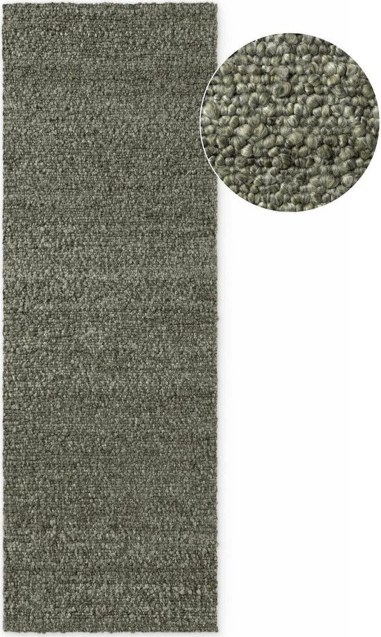 Zelený ručně tkaný běhoun z materiálu bouclé 80x200 cm Notting Hill Portobello – Ted Baker Ted Baker