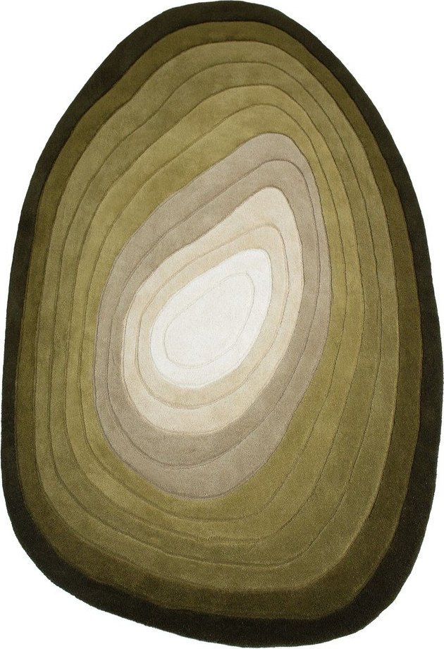 Zelený ručně tkaný vlněný koberec 160x230 cm Puddle Ombre – Flair Rugs Flair Rugs