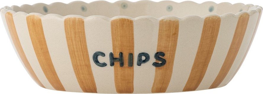 Žlutá/krémová keramická mísa ø 24 cm Chip – Bloomingville Bloomingville