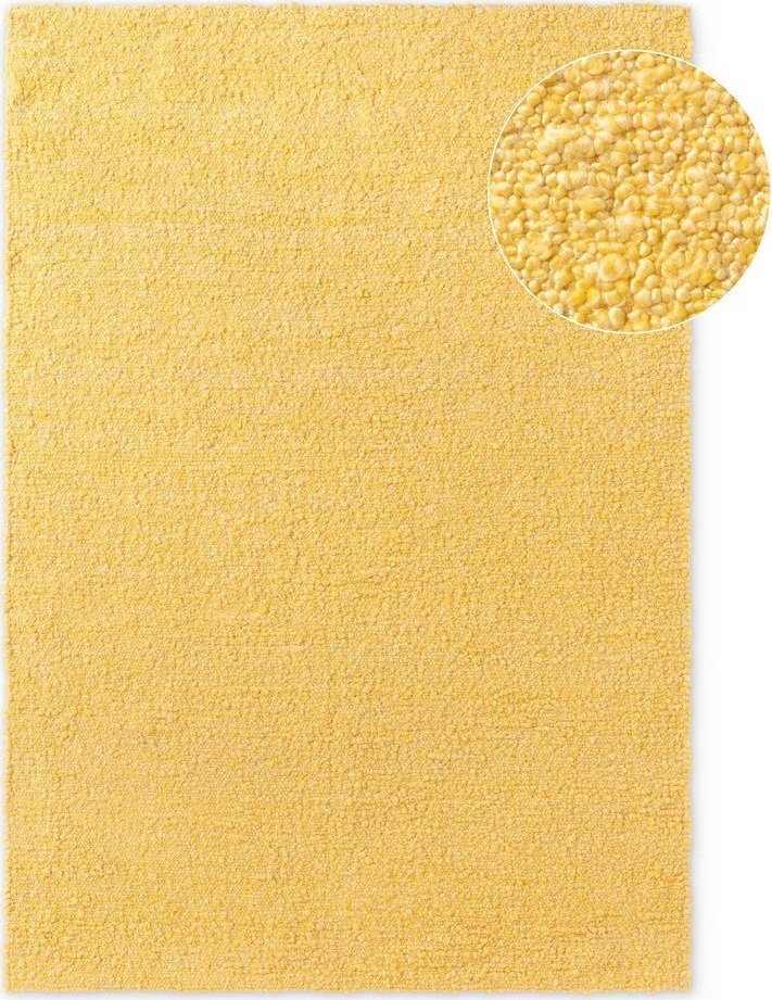 Žlutý ručně tkaný koberec z materiálu bouclé 160x230 cm Notting Hill Portobello – Ted Baker Ted Baker